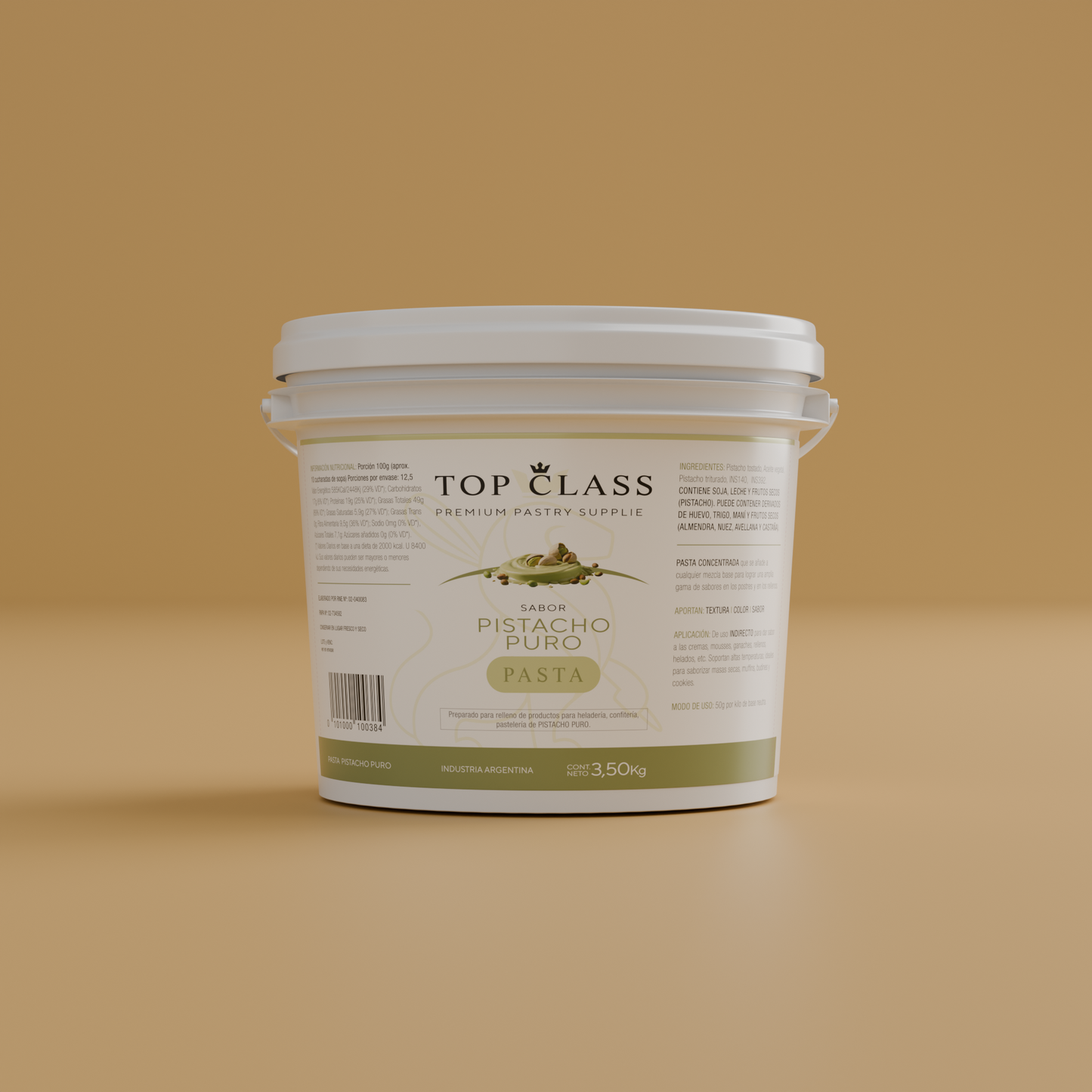PASTA PURA DE PISTACHO 100% - TOP CLASS