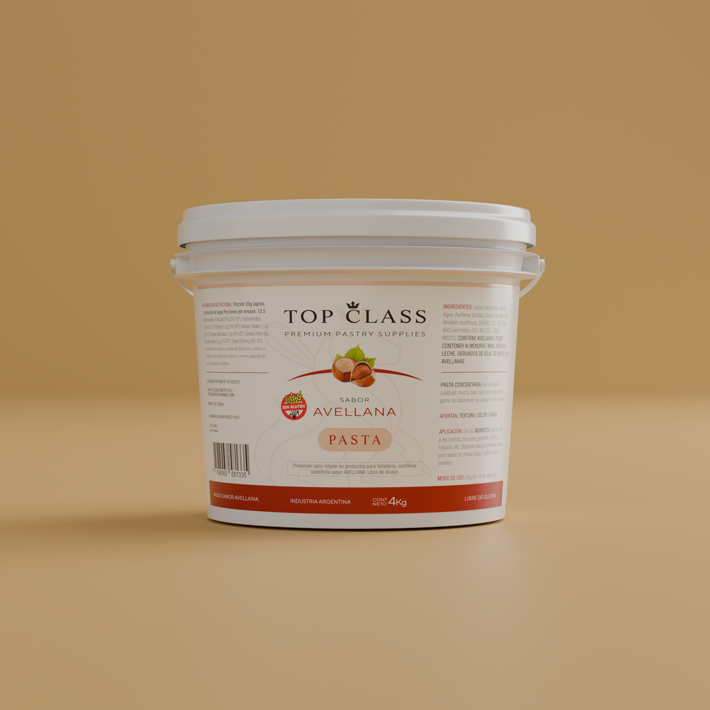 PASTA AVELLANA - TOP CLASS