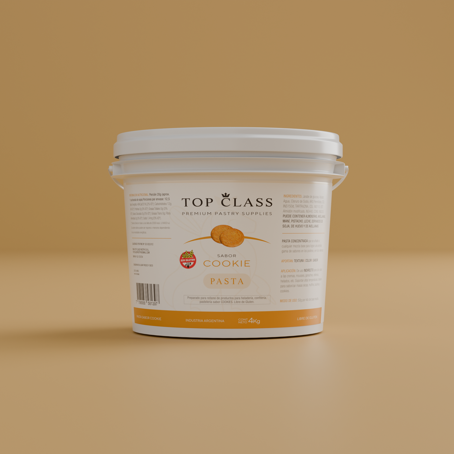 PASTA ALMENDRA - TOP CLASS
