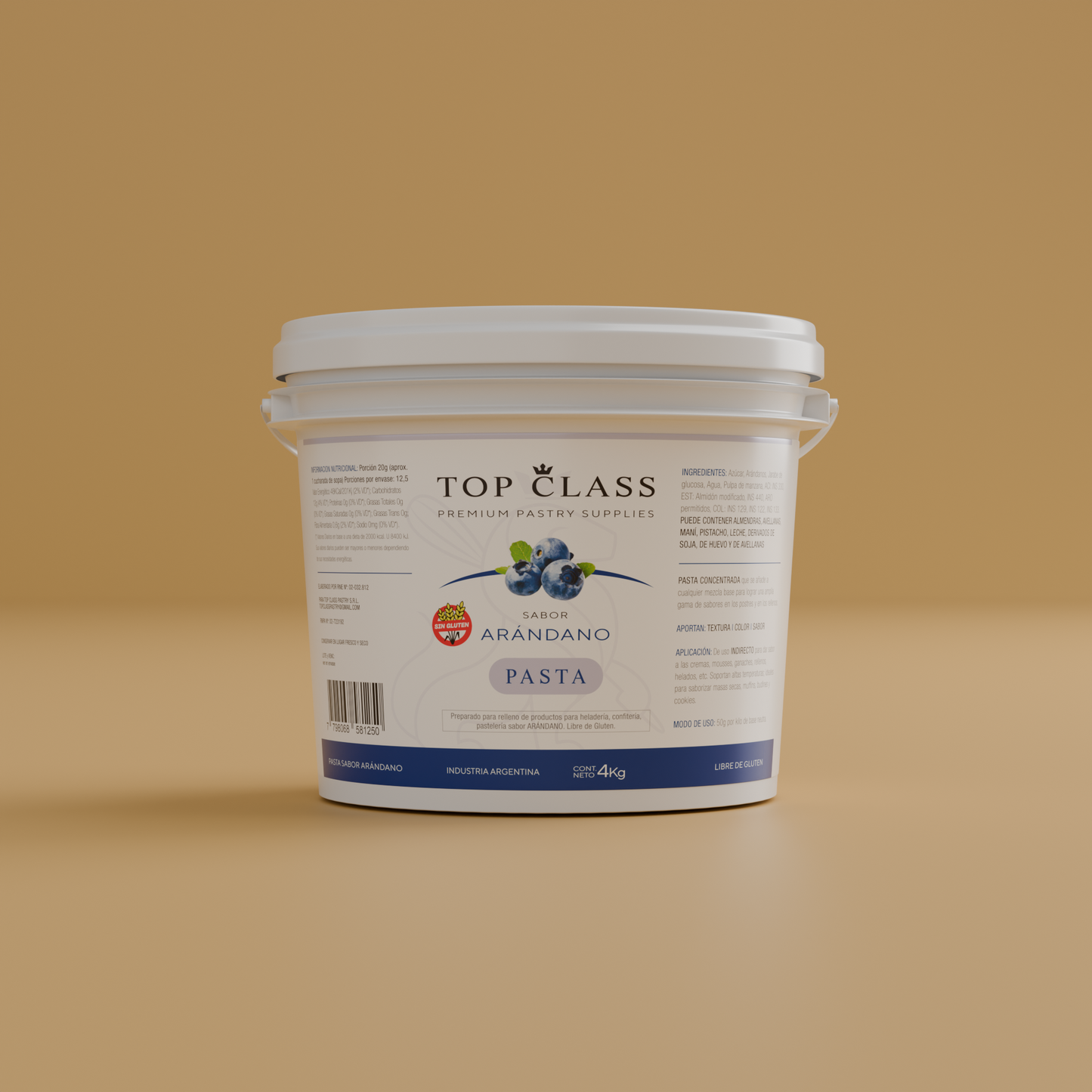 PASTA ARANDANO - TOP CLASS