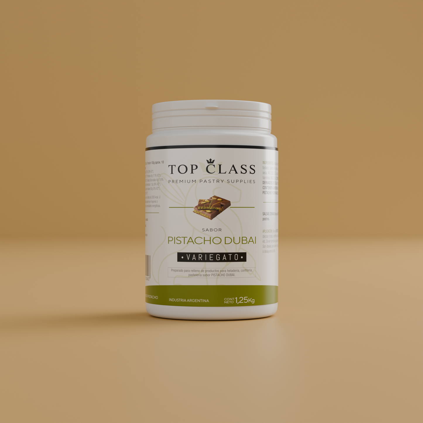 VARIEGATO PISTACHO DUBAI (CON KADAIF) - TOP CLASS