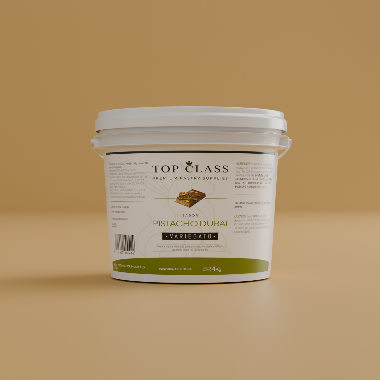 VARIEGATO PISTACHO DUBAI (CON KADAIF) - TOP CLASS