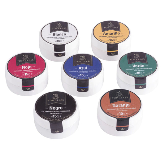 COMBO 6 COLORANTES LIPOSOLUBLES EN POLVO - TOP CLASS