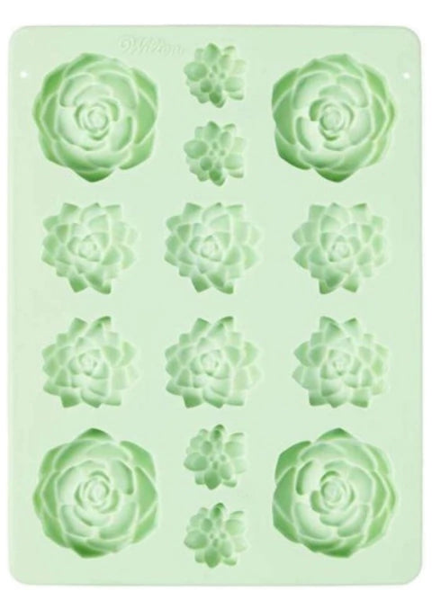 MOLDE PARA CHOCOLATE Y CARAMELO SUCULENTAS CANDY - WILTON