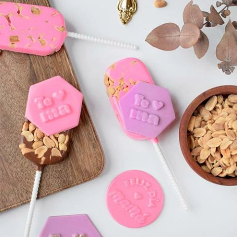MOLDE PLACA TOPPERS DIA DE LA MADRE x 2 - PARPEN