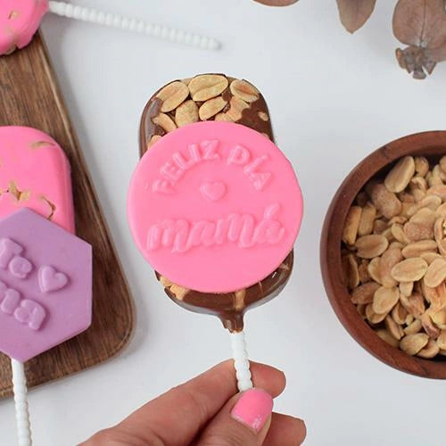 MOLDE PLACA TOPPERS DIA DE LA MADRE x 2 - PARPEN