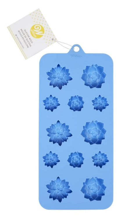 MOLDE PREMIUM PARA BOMBONES Y GOMITAS - SUCULENTAS - WILTON