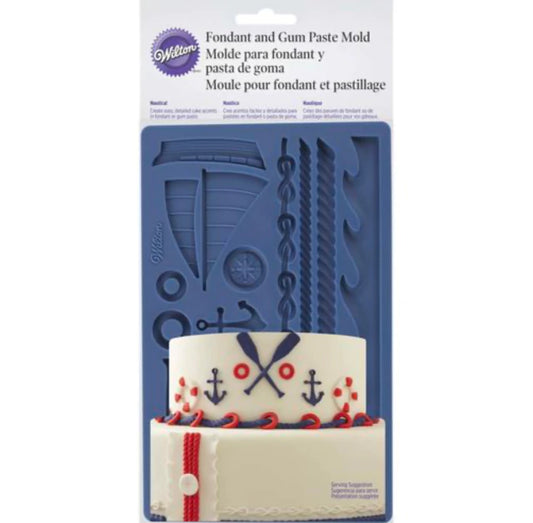 Molde Para Fondant Y Pasta De Goma Náutico Wilton