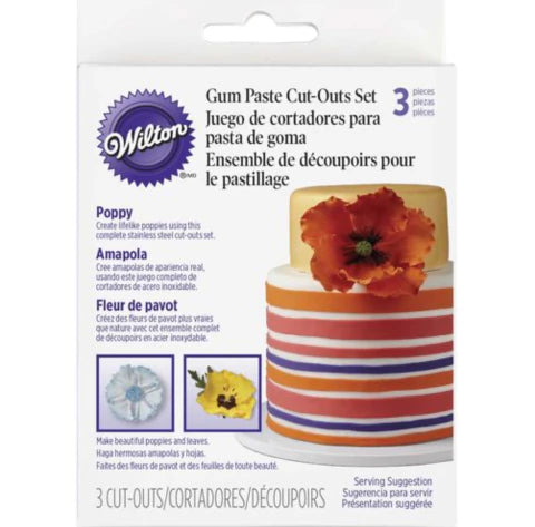 Cortantes Para Pasta De Goma - Amapola Wilton