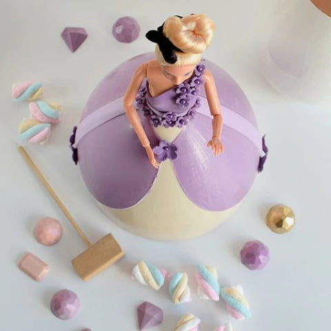 MOLDE PLACA SET CAKE SORPRESA POLLERA - PARPEN