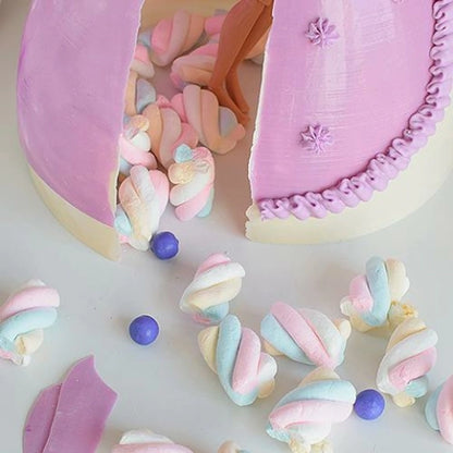 MOLDE PLACA SET CAKE SORPRESA POLLERA - PARPEN